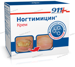 911-Ногтимицин крем д/ногтей а/грибковый 30мл - Интернет-магазин товаров для здоровья и красоты "Сорбис", Екатеринбург