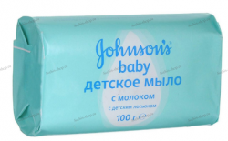 Джонсонс-Мыло детское с молоком 100гр(9192) - Интернет-магазин товаров для здоровья и красоты "Сорбис", Екатеринбург