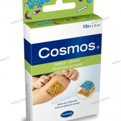 COSMOS kids - Пластырь-пластинки для детей  с рисунком 20шт, 2размера (5356233) - Интернет-магазин товаров для здоровья и красоты "Сорбис", Екатеринбург